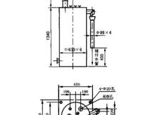 JD-1PS-30型煤气管道单管三室冷凝水排水器（水封高度3060mm）