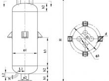 JD-KHP型不锈钢扩散缓冲放空消声器